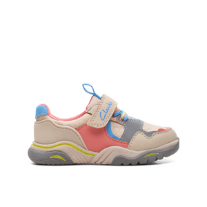 Clarks Feather Jump Toddler Trainers Neutral Size 5 F