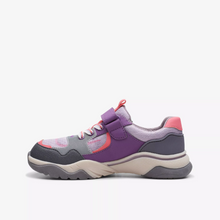 Load image into Gallery viewer, Clarks Feather Jump Kids Trainers | Purple Combi | Size 8 F
