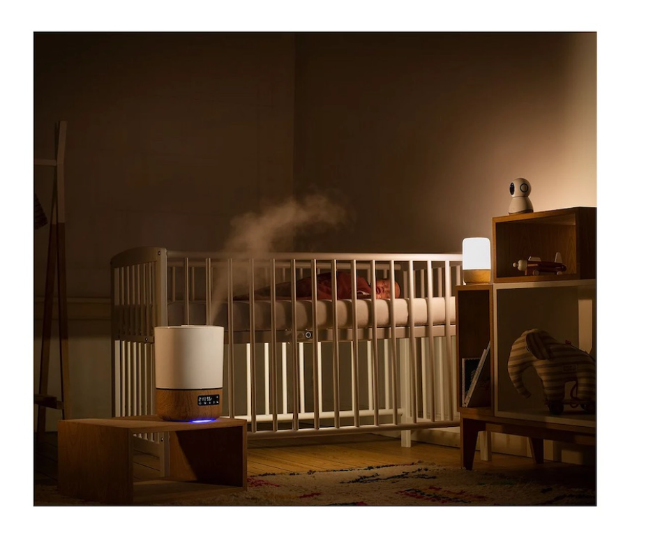 Maxi Cosi Connect Home | Breathe Humidifier, See Baby Monitor, Glow Under Crib Light