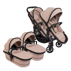 NEW iCandy Peach 7 Twin Pushchair Truffle Phantom Direct 4 Baby