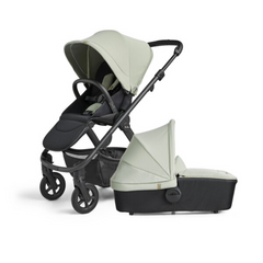 Silver Cross Tide Pushchair & Carrycot | Sage on Black Chassis