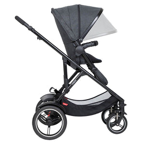 Phil & Teds Voyager V6 Pushchair with Carrycot Bundle |Black