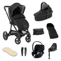 Egg2 Special Edition Luxury Bundle with Cybex Cloud T Car Seat - Eclipse Black