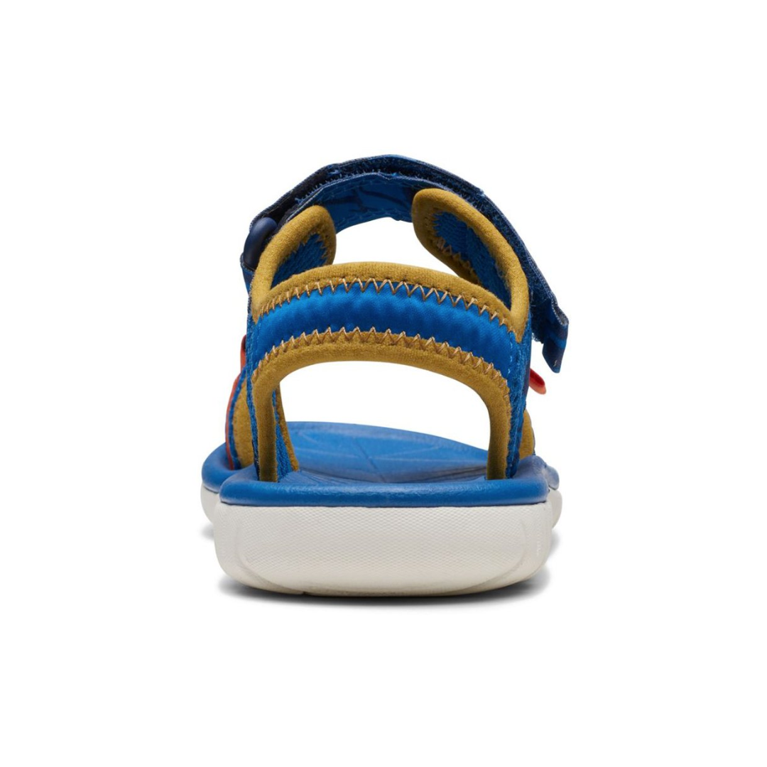 Clarks Surfing Tide Kids Sandals Blue Size 8.5 G