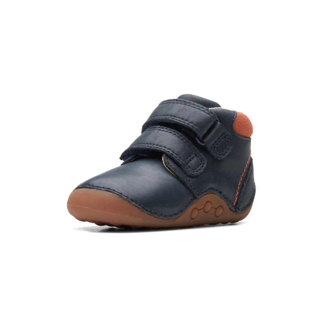 Clarks Tiny Play Toddler Boots | Navy