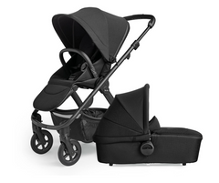 Silver Cross Tide Pushchair & Carrycot | Space Black - Black Chassis
