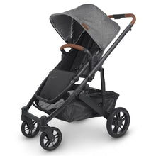 Load image into Gallery viewer, UPPAbaby Cruz Pushchair &amp; Carrycot - Greyson (Charcoal Melange/Carbon/Saddle Leather)
