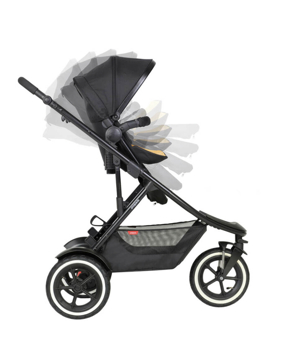 Phil & Teds Sport Verso Pushchair with Carrycot Bundle | Orange