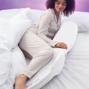 SnuzCurve Pregnancy Pillow | White