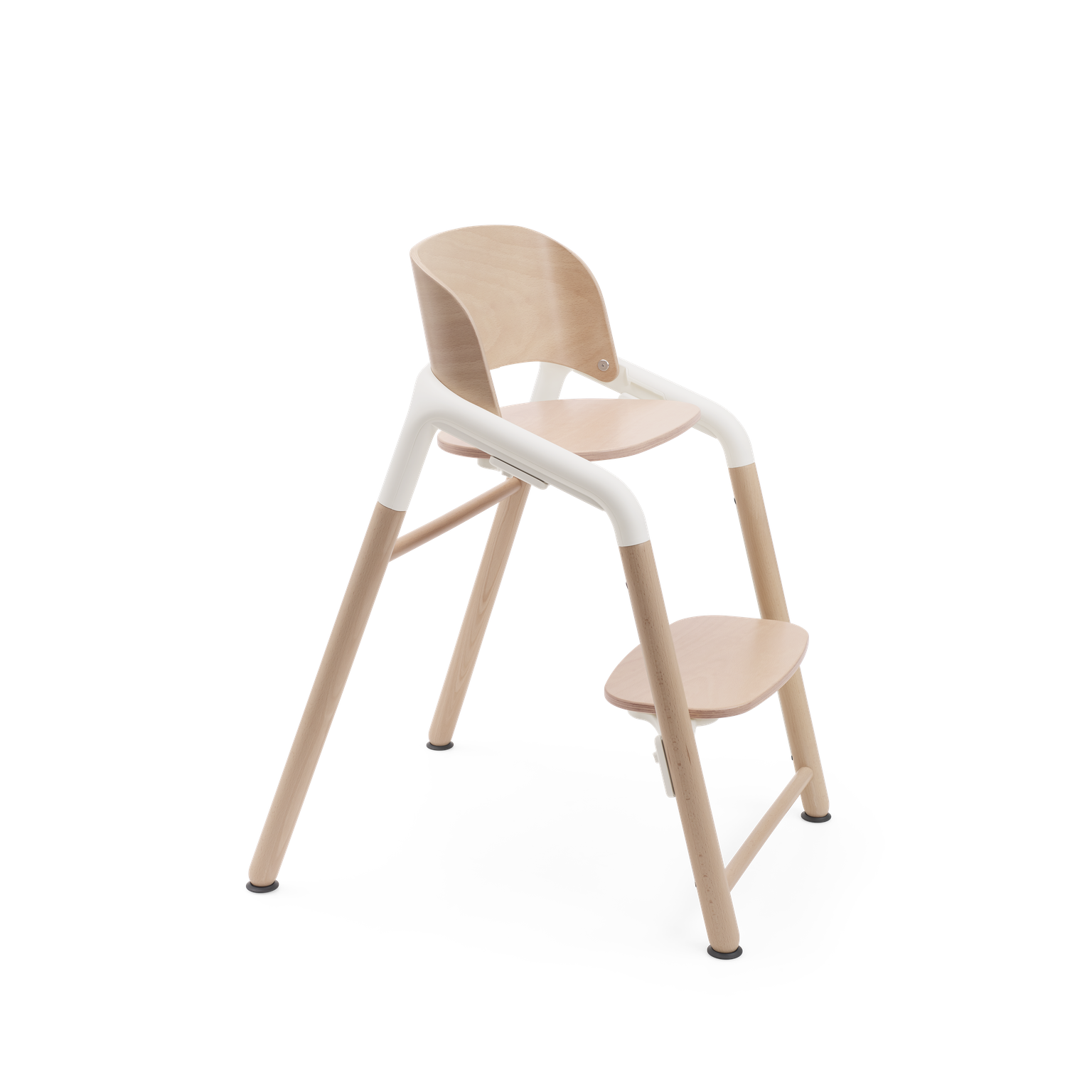 Bugaboo Giraffe High Chair Base | Neutral Wood/White | Direct4baby | Free Delivery