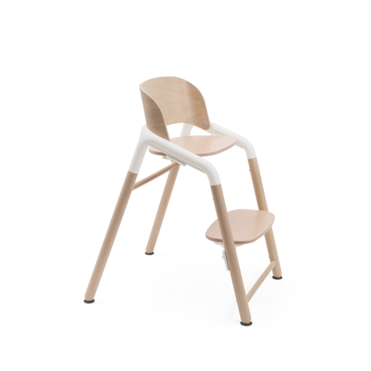 Bugaboo Giraffe High Chair Base | Neutral Wood/White | Direct4baby | Free Delivery
