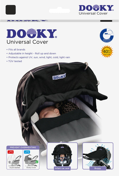 Dooky Universal Shade | Plain Black