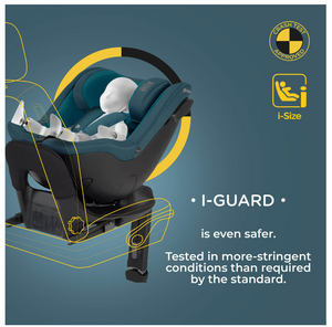 Kinderkraft I-GUARD 360° i-Size Car Seat | Graphite Black