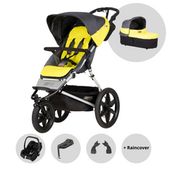 Mountain Buggy Terrain Bundle in Solus with Maxi-Cosi Cabriofix i-Size | Free Raincover