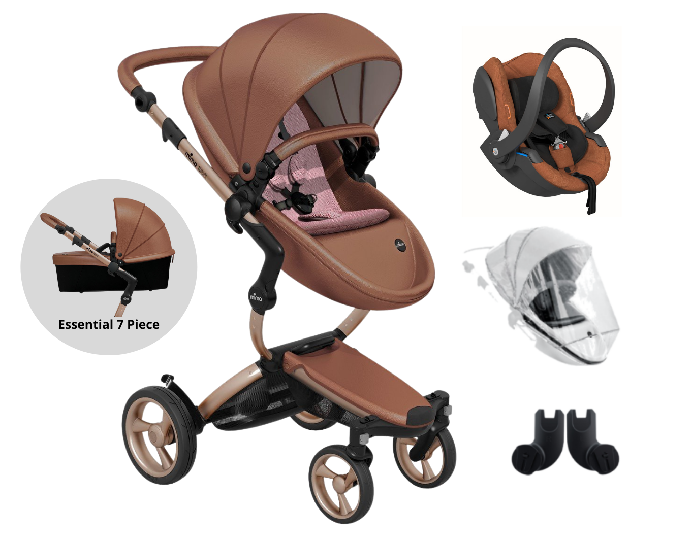 Mima xari sales camel rose gold