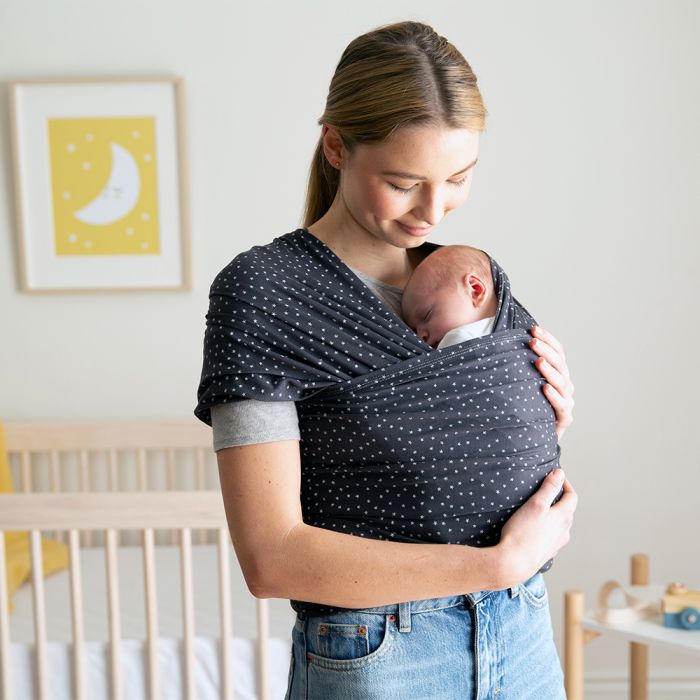 Ergobaby Aura Wrap Baby Carrier - Twinkle Grey