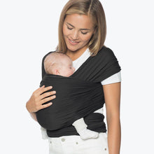 Load image into Gallery viewer, Ergobaby Aura Wrap Baby Carrier - Black
