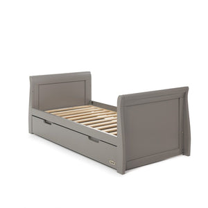Obaby Stamford Classic Cot Bed + Breathable Mattress- Taupe