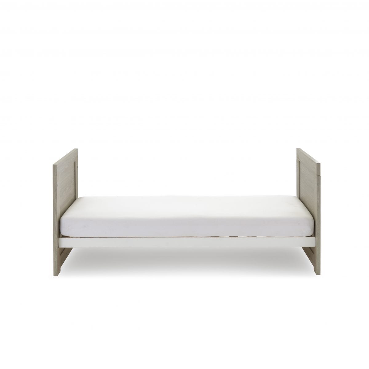 Obaby Nika Mini Cot Bed - Grey Wash & White