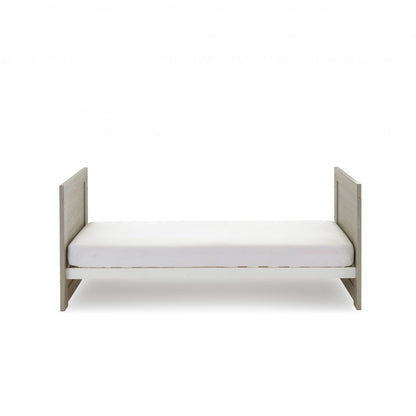 Obaby Nika Mini Cot Bed - Grey Wash & White