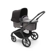 Load image into Gallery viewer, Bugaboo Fox 5 Pushchair &amp; Carrycot - Black/Grey Melange/Midnight Black
