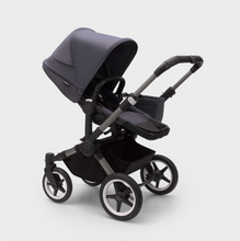 Load image into Gallery viewer, Bugaboo Donkey 5 Mono Complete Pushchair &amp; Carrycot - Graphite / Stormy Blue
