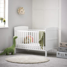 Load image into Gallery viewer, Obaby Grace Cot Bed &amp; Fibre Mattress- White
