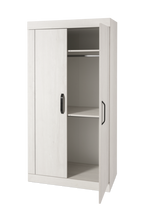 Load image into Gallery viewer, Silver Cross Alnmouth Wardrobe Open Door White Background
