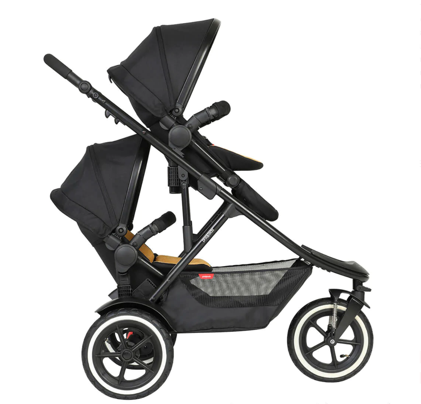 Phil & Teds Sport Verso Double Pushchair | Yellow | Direct4baby