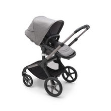 Load image into Gallery viewer, Bugaboo Fox 5 Complete Pushchair &amp; Carrycot - Graphite/Grey Melange
