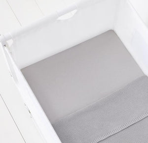Snuz 2 Pack Crib Fitted Sheets - Grey