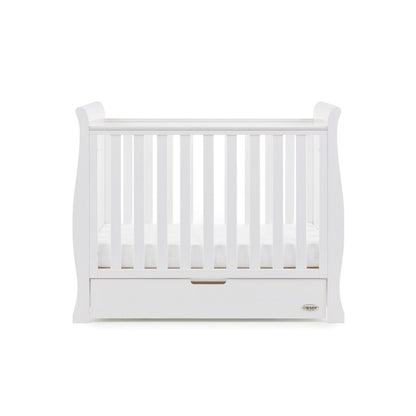 Obaby Stamford Space Saver Cot & Cot Top Changer  - White
