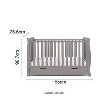 Load image into Gallery viewer, Obaby Stamford Mini 3 Piece Room Set- Warm Grey
