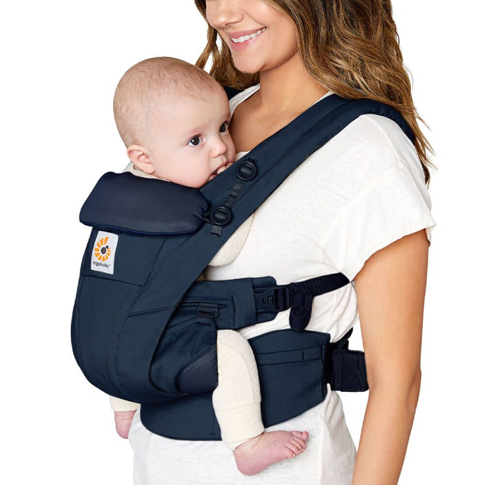 Ergobaby Omni Dream Baby Carrier | Midnight Blue & All-Weather Cover