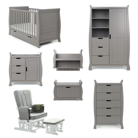 Obaby Stamford Classic 7 Piece Room Set- Taupe