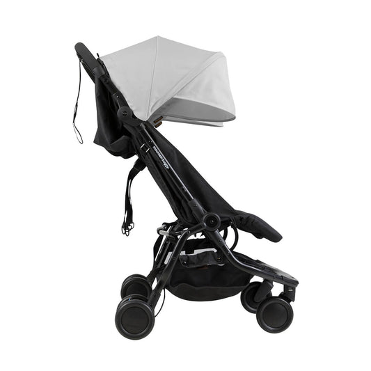Mountain Buggy Nano Duo Stroller & Twin Cocoon | Silver | Direct4baby
