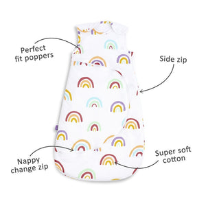SnuzPouch Sleeping Bag, 2.5 Tog (6-18 Months) - Rainbow