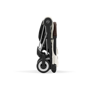 Cybex Coya Platinum Compact Stroller | Off White on Chrome