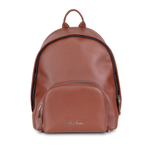 Silver sales backpack purse