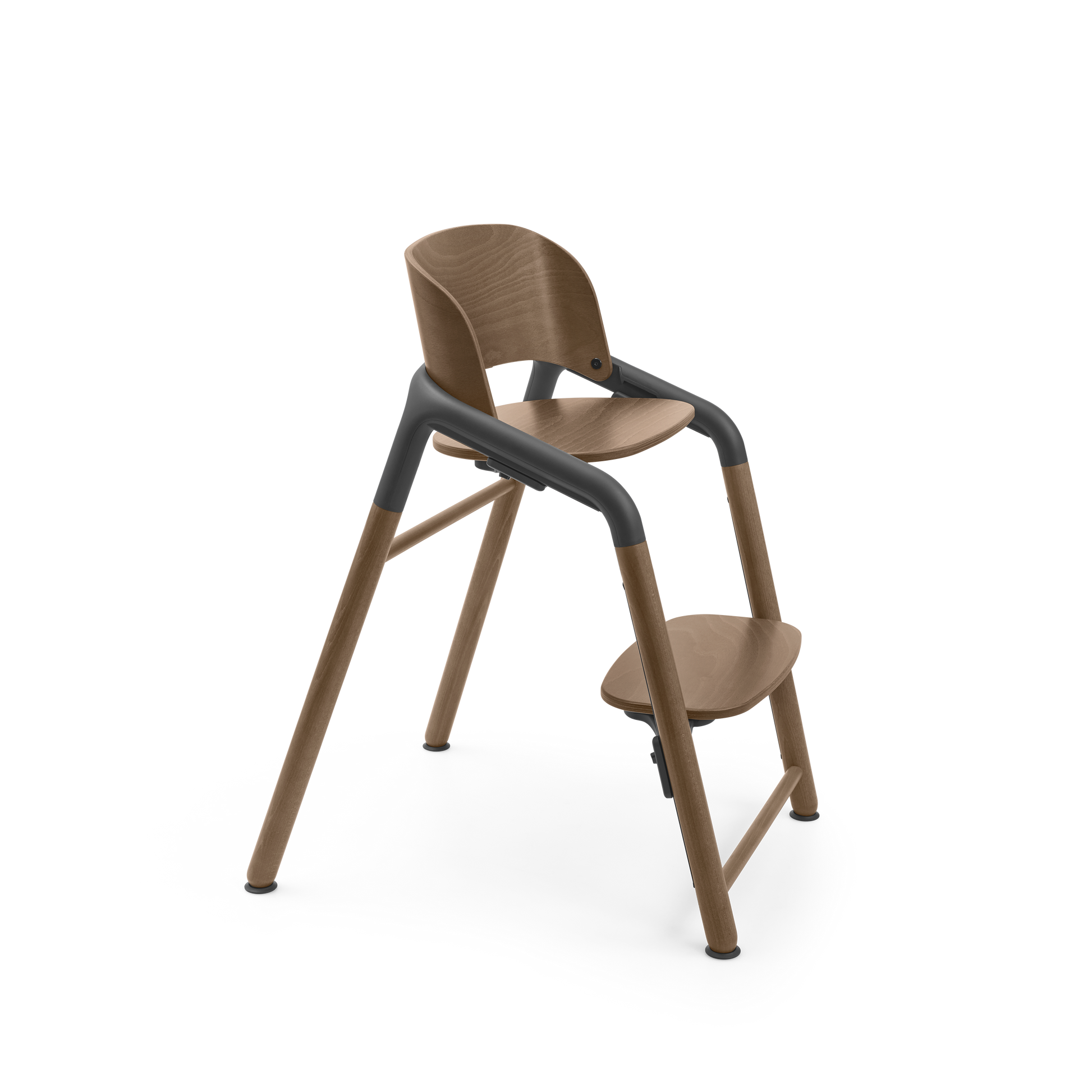 Bugaboo Giraffe High Chair Base - Warm Wood/Grey | Direct4baby | Free Delivery