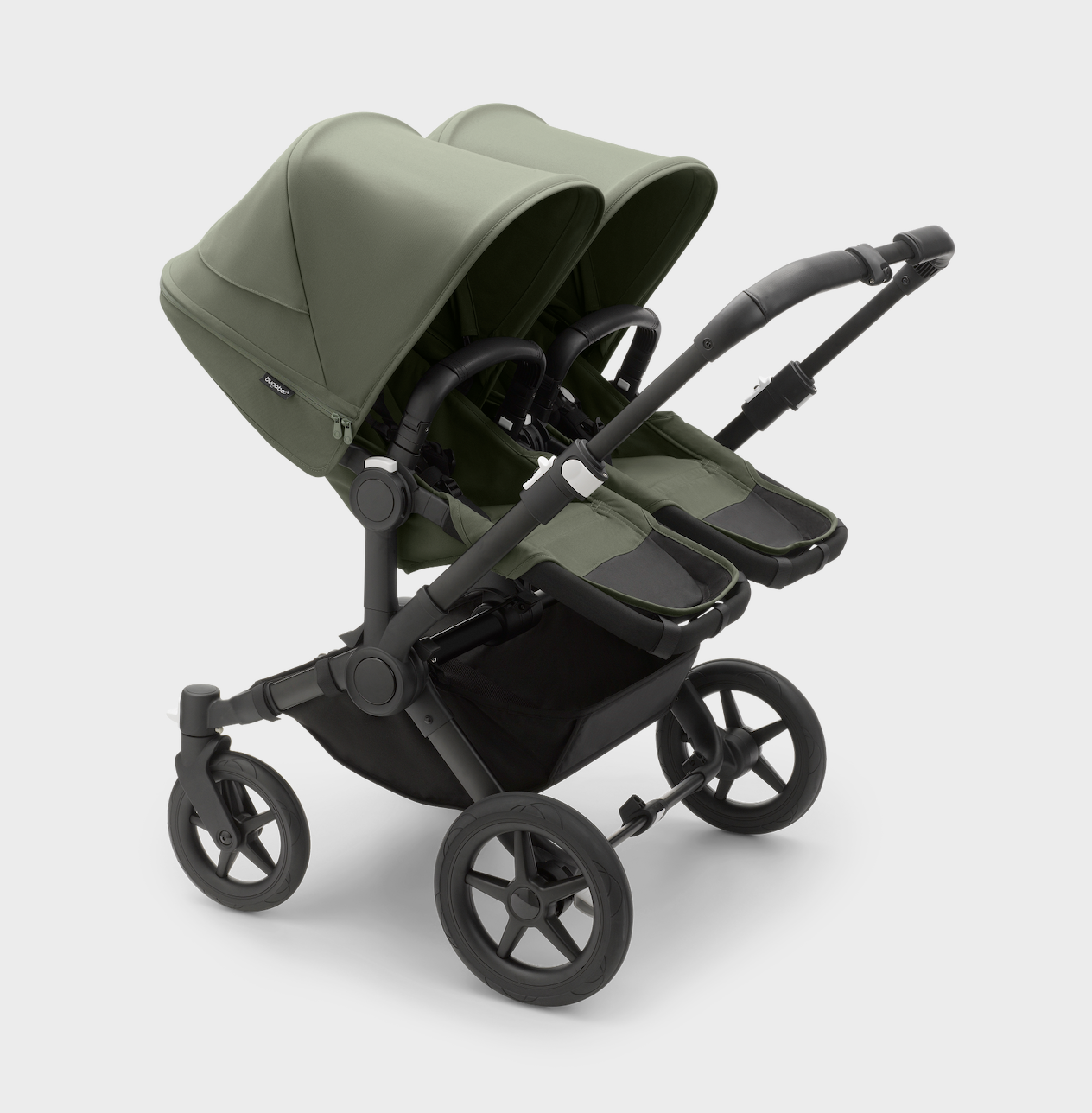 Bugaboo Donkey 5 Duo Pushchair & Carrycot - Black / Forest Green