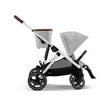 Load image into Gallery viewer, Cybex Gazelle Twin Pushchair - Lava Grey/Silver (2023)
