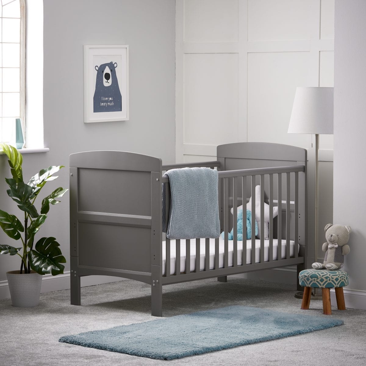Obaby Grace 2 Piece Room Set- Taupe Grey