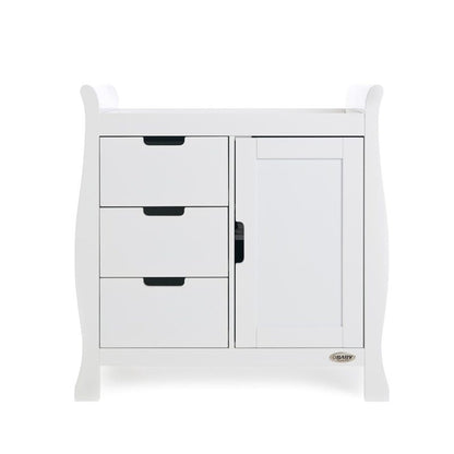 Obaby Stamford Mini Sleigh 5 Piece Room Set- White