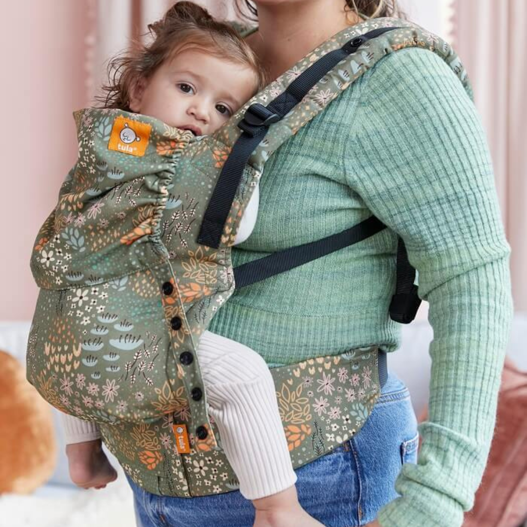 Tula Free-To-Grow Linen Baby Carrier | Meadow