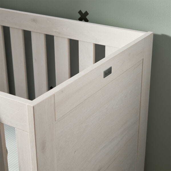 Silver Cross Alnmouth Cot Bed Headboard Detail Lifestyle Shot