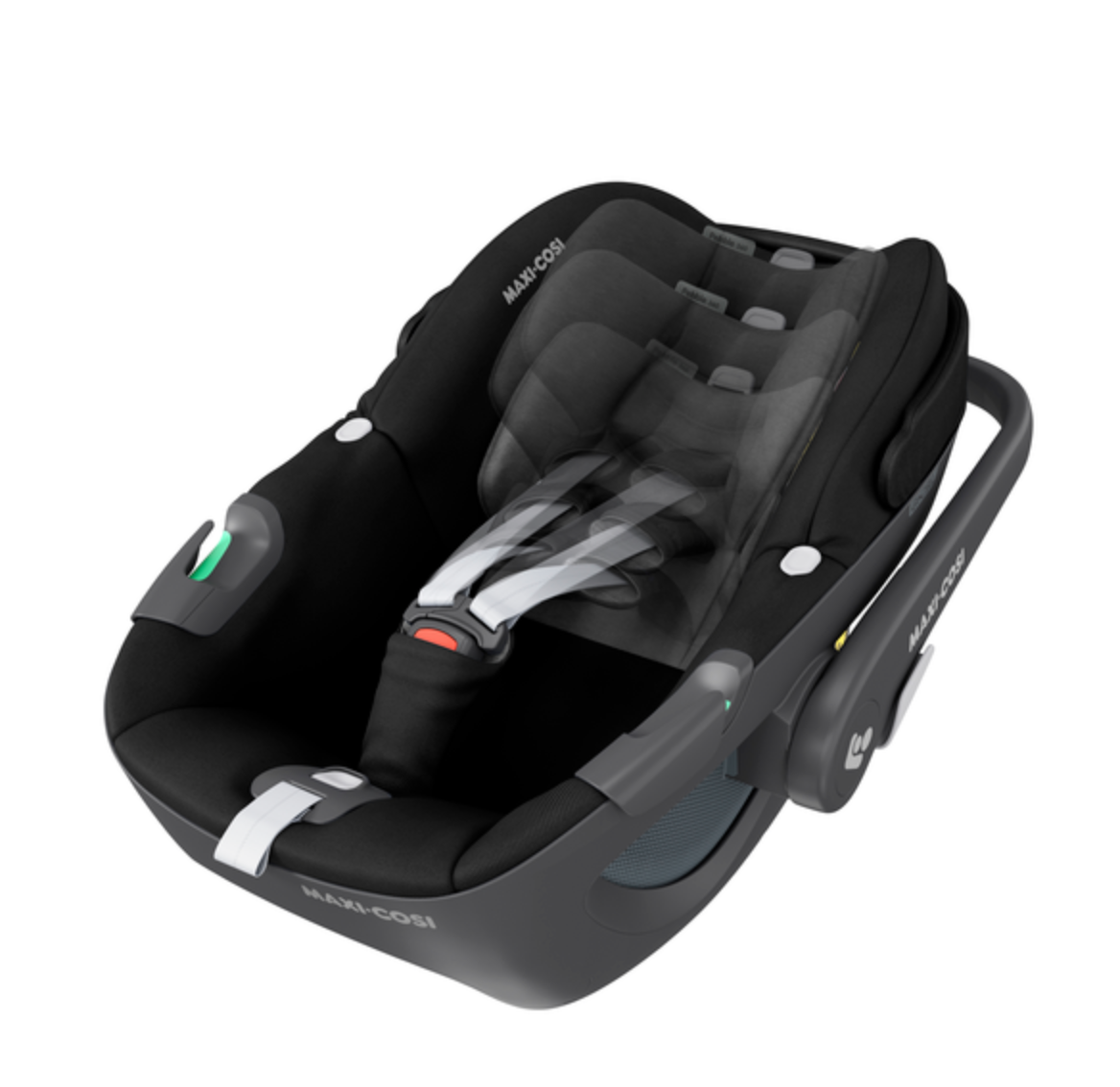 Maxi Cosi Pebble 360 i-Size Group 0+ Car Seat & FamilyFix 360 Base Bundle | Essential Black