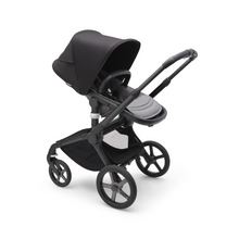 Load image into Gallery viewer, Bugaboo Fox 5 Pushchair &amp; Carrycot - Black/Grey Melange/Midnight Black
