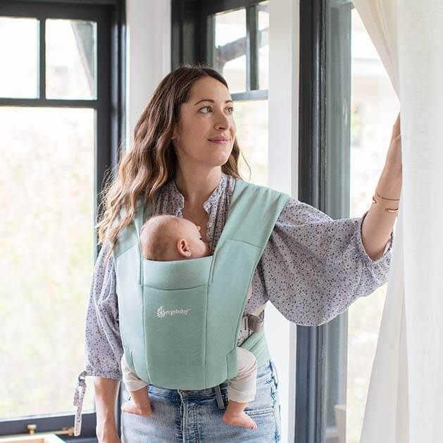 Ergobaby Embrace Baby Carrier | Jade Green | Baby Wearing Sling Papoose