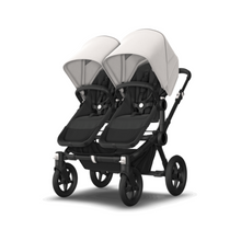Load image into Gallery viewer, Bugaboo Donkey 5 Twin Pushchair &amp; Carrycot - Black / Midnight Black / Misty White

